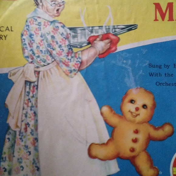 #242-12) 1953 Peter Pan records. 45 RPM. 7". The gingerbread man. - Picture 2 of 5